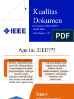 Kualitas Dokumen (Standar IEEE)