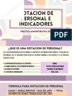 Dotacion de Personal e Indicadores