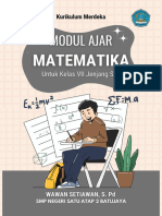 Modul Ajar Matematika Kelas Vii Kurikulum Merdeka