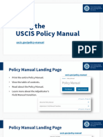 How To Use The USCISPolicy Manual Website
