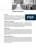 Student Case Study Template