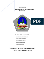 Makalah Sejarah Konflik Bosnia, Ukraina, Dan Kongo - Kelompok 5