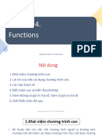 Chapter 4. Functions
