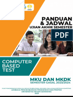 Panduan & Jadwal UAS Gasal 2023-2024 CBT MKU & MKDK