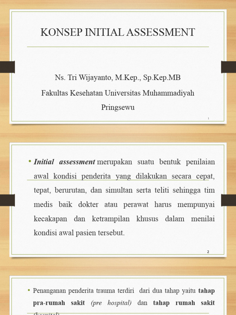 Initial Assessment Primary Survey Secondary Survey Pdf