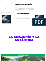 La Amazonía y La Antártida
