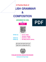 PSEB Class 10 English Grammar and Composition Textbook 2021 22