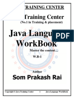 Java Language WorkBook V1.1
