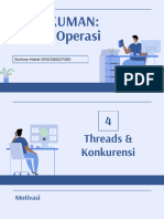 Rangkuman Sistem Operasi "Threads and Konkuensi"