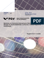 TD 497 - CCGI 12 - Barreiras No Comercio Internacional Normas Tecnicas e Normas de Sustentabilidade As Novas e Velhas Regras de Certificacao