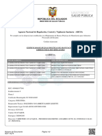 Certificado Arsca Liris Pollo-1