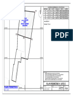 Lote 2C (Resultante) Prop: Rojas Vasquez Celestina: Plano Perimétrico