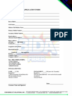 Bida Application Form