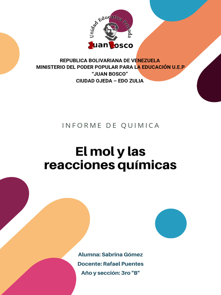 Estequiometria De Las Reacciones