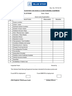 F.07.24.10 Equipment Fitness Report - Vehicle & Earth Moving Equipment