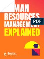 Human Resources Management Explained