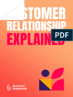 Customer Relationship Explained