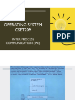 Operating System CSET209: Inter Process Communication (Ipc)