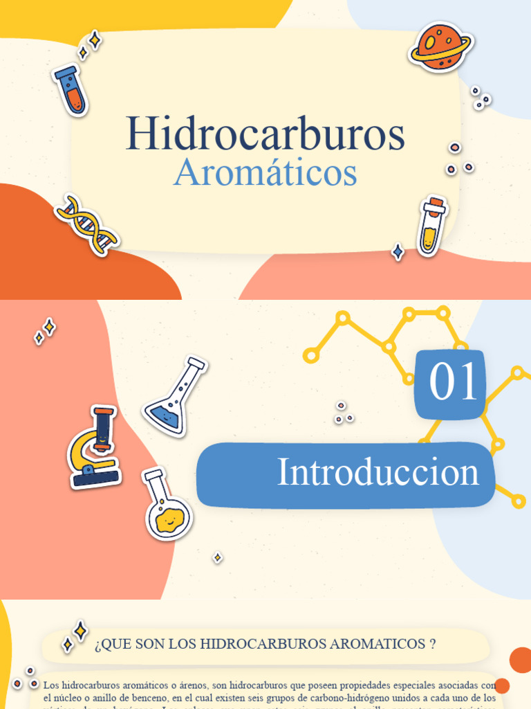 Hidrocarburos Aromáticos: Estructura y Usos | PDF | Benceno | Hidrocarburos
