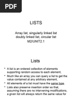 Array List & Linked List