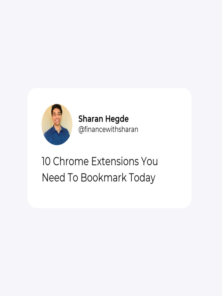 10 Chrome Extensions | PDF | Career & Growth