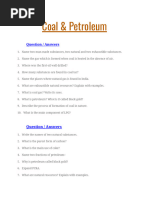 Coal & Petroleum - Revision