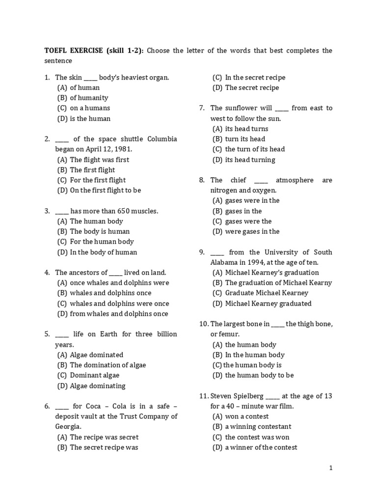 All structure written expressions toefl ab pdf