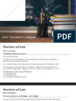 Lecturer - S Last Minute HO 7 - Atty Loanzon - Legal Ethics