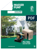 Pump Datasheet Wasser Booster Pump PB218EA