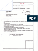 Bgse Maths Pp1 2003 Solutions