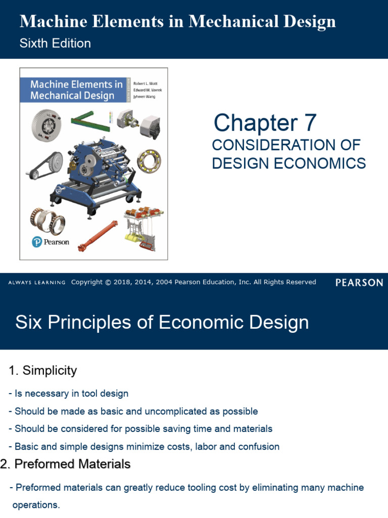 Chapter 7 - Consideration of Design Economics | PDF | Screw ...