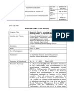 2nd Dislac Activity Completion Report