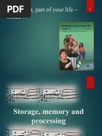 1 - 3 StorageMemoryProcessing