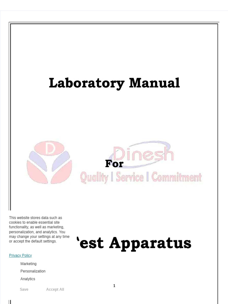 Jar Test Procedure for Coagulant Dosage | PDF | Chemistry | Physical ...