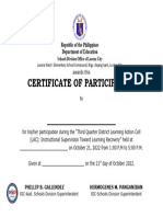 Certificate DISLAC - GENERAL