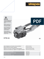 Strapex STB-63 - Manual