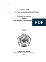 Laporan Akhir - MSIB - Jimy Munandar - B2A020089 - Field Data Management - Batch 5 - PT Indekstat Indonesia