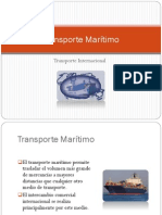 Transporte Marítimo. - Tipos y Características Del Transporte Marítimo