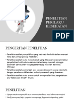 Penelitian Perilaku Kesehatan