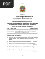 Ics 2210 System Analysis and Design