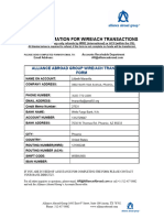 Alliance Abroad Group Wire Transaction Refund Request Form