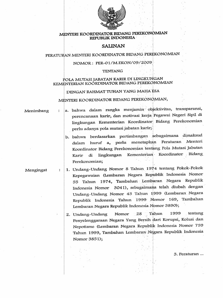 Pengembangan karier melalui mutasi jabatan