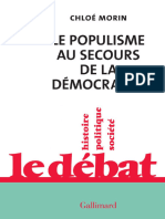 Le Populisme Au Secours de La Démocratie by Chloé Morin (Morin, Chloé)