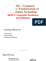 MOD 5 - Computer Hardware and Software