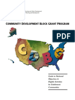 CDBG Guide National Objectives Eligible Activities
