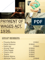Payment of Wages - LAW