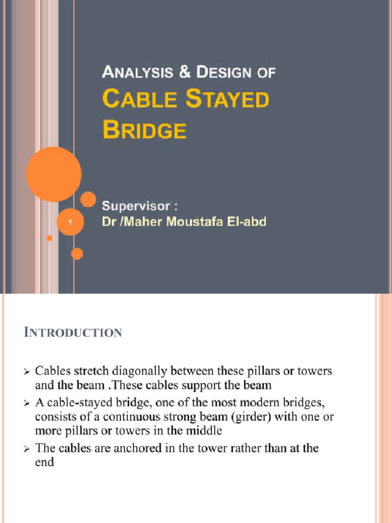 Cable Stayed Bridge 50681292 | PDF