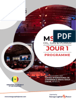 MSGBC Summit Dakar. Programme
