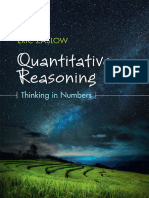 Quantitative Reasoning - Thinking in Numbers