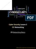 Cyber Security Lesson 2 (Cyber Security Networking Basics)